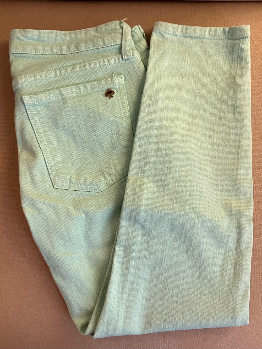 kate spade Mint Aqua Denim Jeans